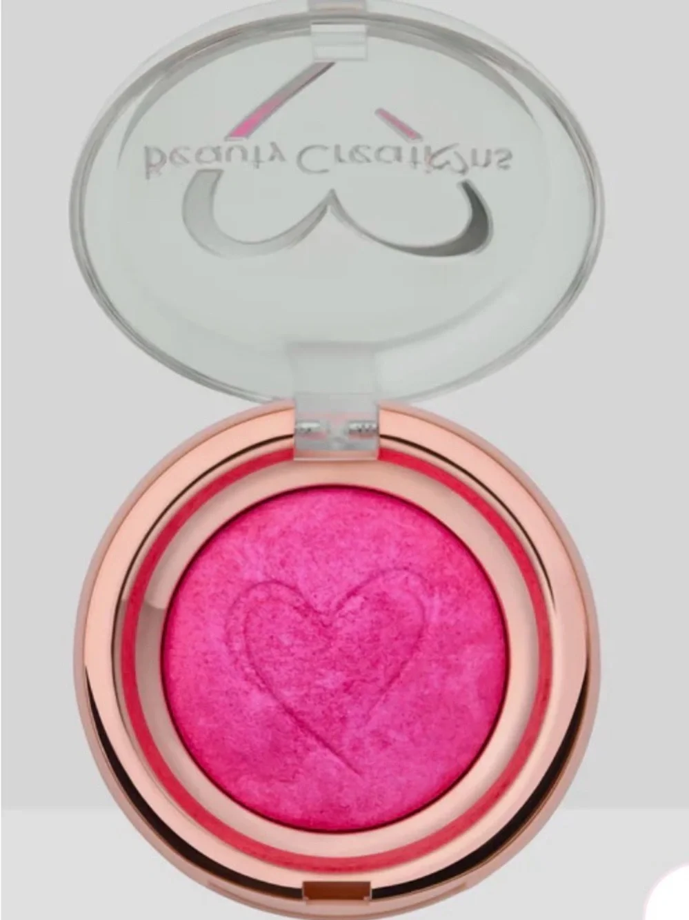 Beauty Crestions PINK TEASE Baked Blush Compact – Illuminating Cheek Color